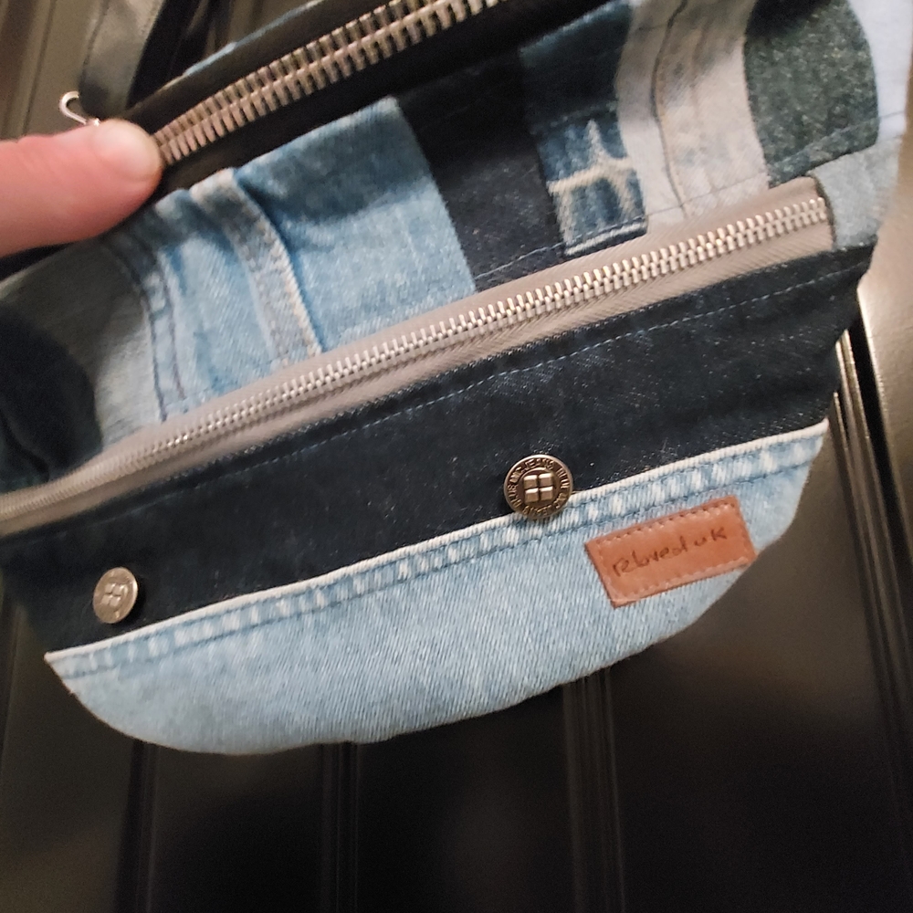 Polaroid Blue Belt Bag Denim Style